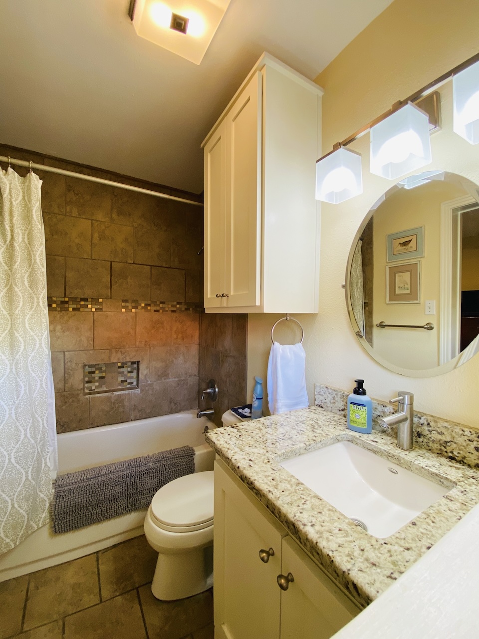 En Suite Bathroom In The King Bedroom Of The New Braunfels Cottage